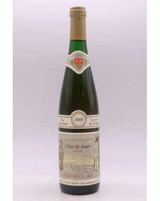 Ernest Burn Alsace Grand Cru Tokay Pinot gris Clos Saint Imer Goldert 1989