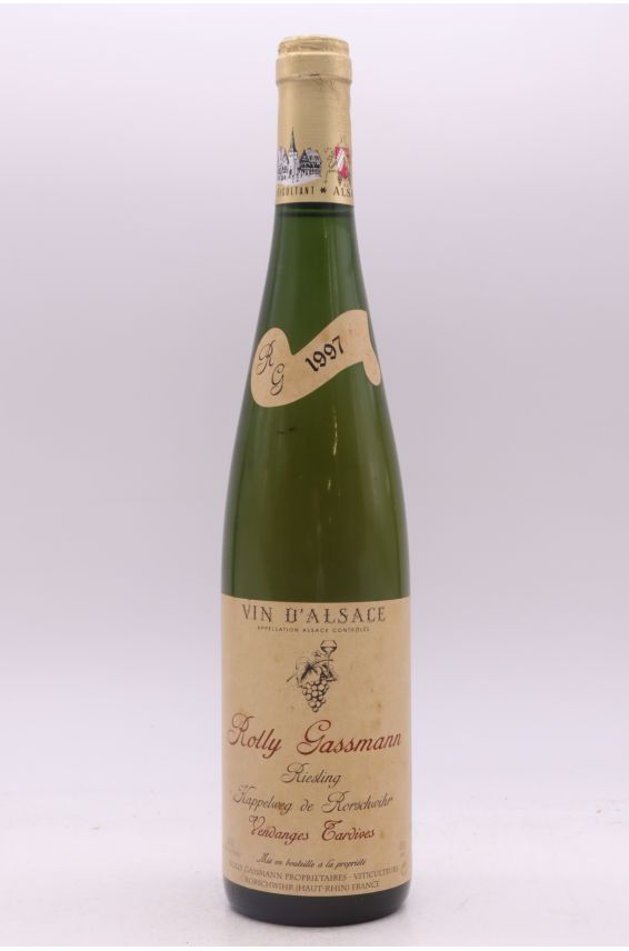 Rolly Gassmann Alsace Riesling Kappelweg de Rorschwihr Vendanges Tardives 1997