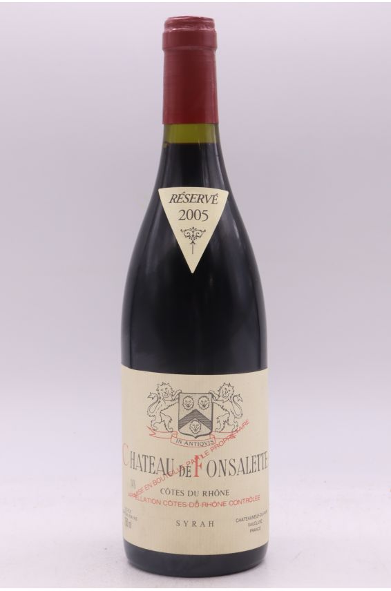 Fonsalette Syrah 2005