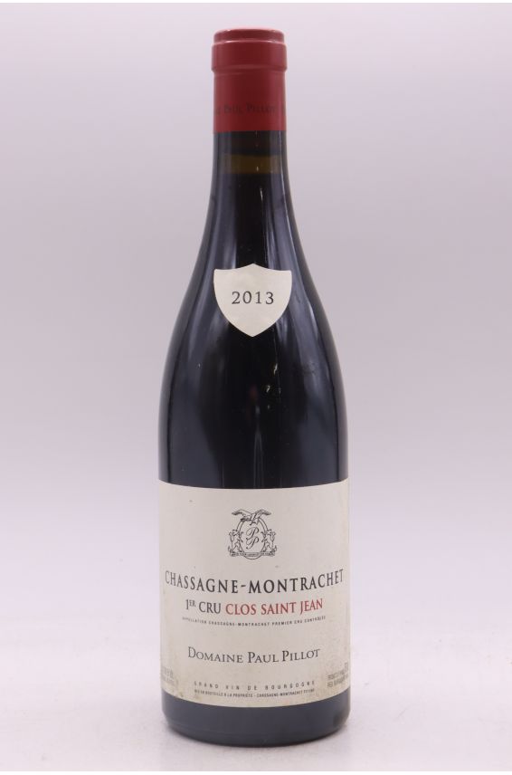 Paul Pillot Chassagne Montrachet 1er cru Clos Saint Jean 2013 rouge