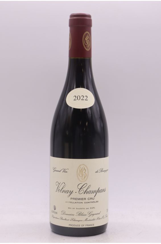 Blain Gagnard Volnay 1er cru Champans 2022