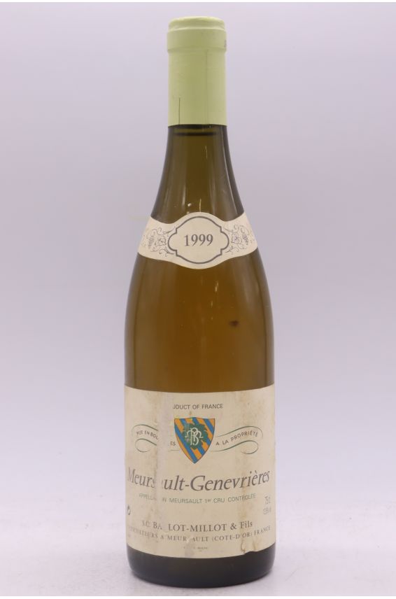 Ballot Millot Meursault 1er cru Genevrières 1999