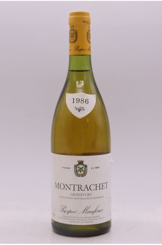 Prosper Maufoux Montrachet 1986