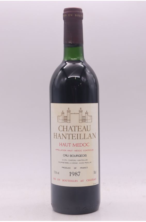 Château Hanteillan cru Bourgeois 1987 - PROMO -5% !