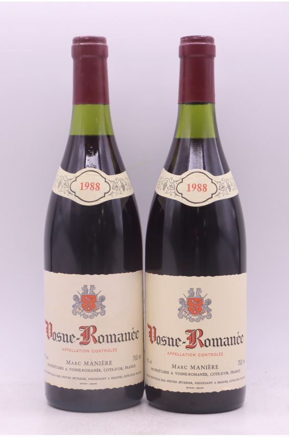 Marc Manière Vosne Romanée 1988