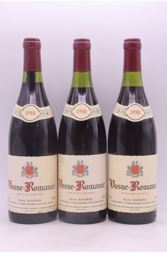 Marc Manière Vosne Romanée 1988