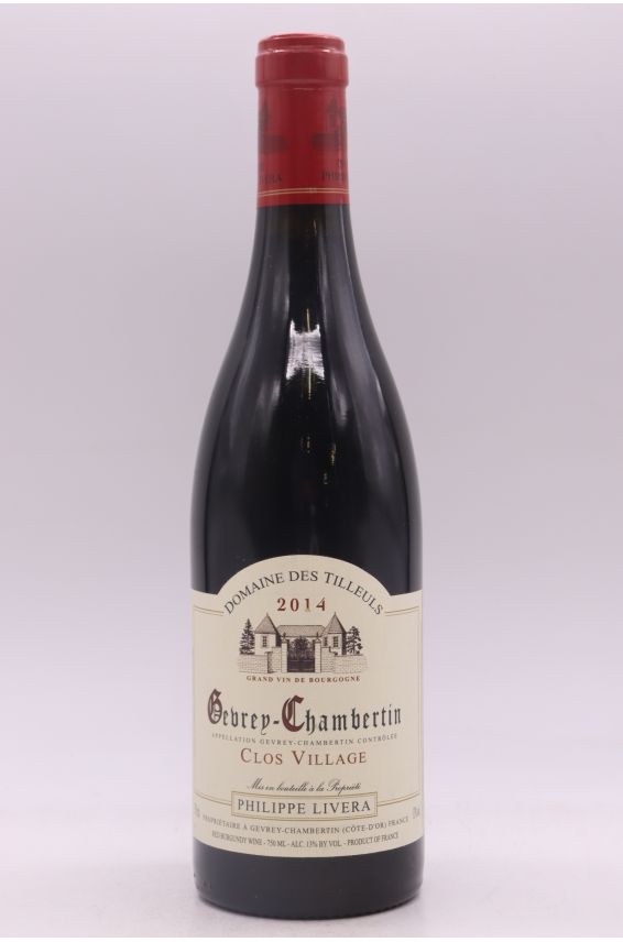 Philippe Livera Gevrey Chambertin Clos du Village 2014