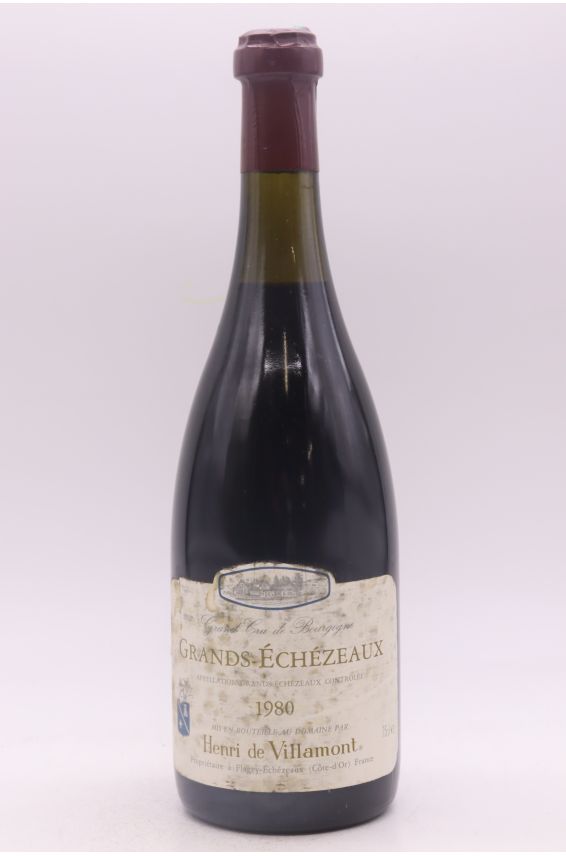 Henri de Villamont Grands Echezeaux 1980