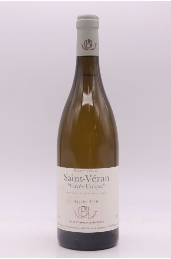 Guffens Heynen Saint Véran Cuvée Unique 2010