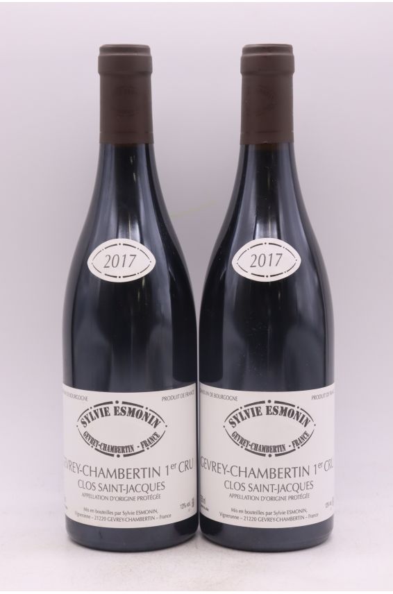 Sylvie Esmonin Gevrey Chambertin 1er cru Clos Saint Jacques 2017