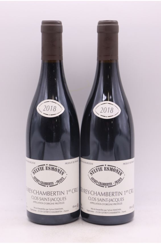 Sylvie Esmonin Gevrey Chambertin 1er cru Clos Saint Jacques 2018