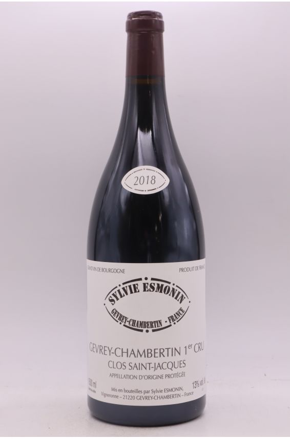 Sylvie Esmonin Gevrey Chambertin 1er cru Clos Saint Jacques 2018 Magnum