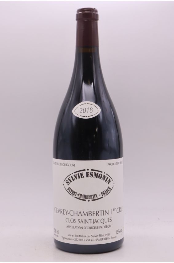 Sylvie Esmonin Gevrey Chambertin 1er cru Clos Saint Jacques 2018 Magnum