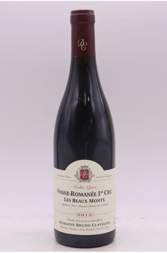 Bruno Clavelier Vosne Romanée 1er cru Les Beaux Monts Vieilles Vignes 2013