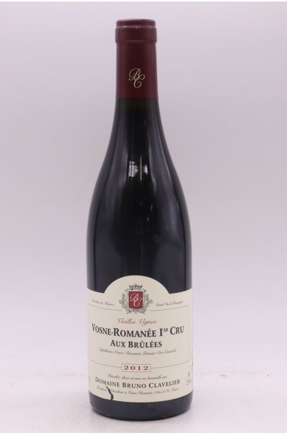 Bruno Clavelier Vosne Romanée 1er cru Aux Brûlées Vieilles Vignes 2012