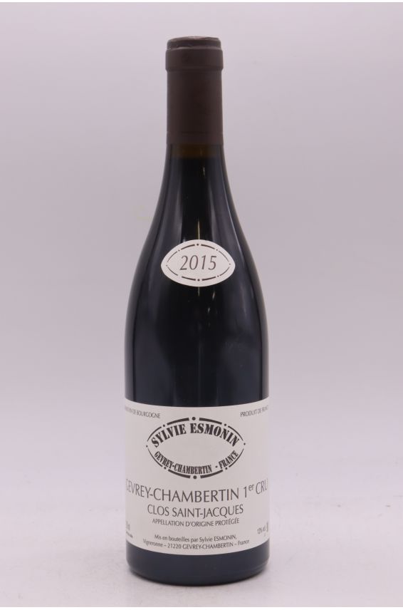 Sylvie Esmonin Gevrey Chambertin 1er cru Clos Saint Jacques 2015