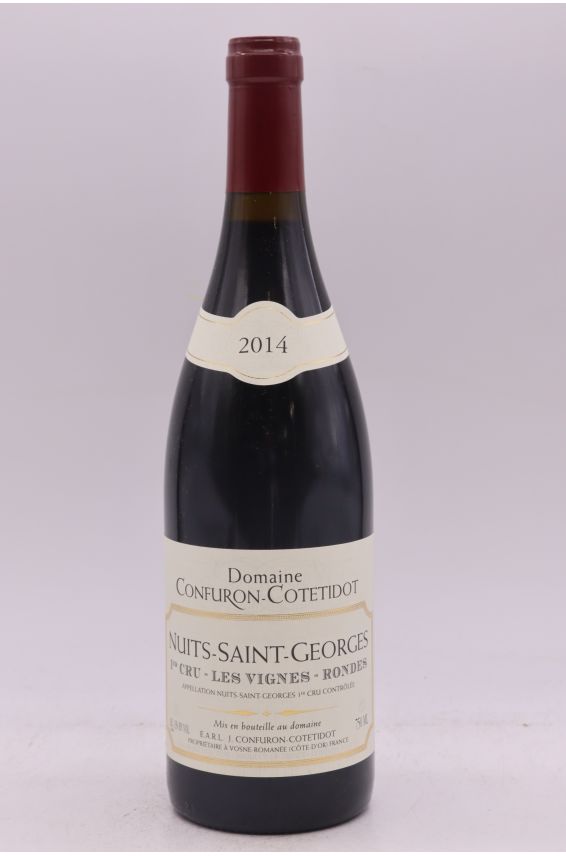 Confuron Cotetidot Nuits Saint Georges 1er cru Les Vignes Rondes 2014