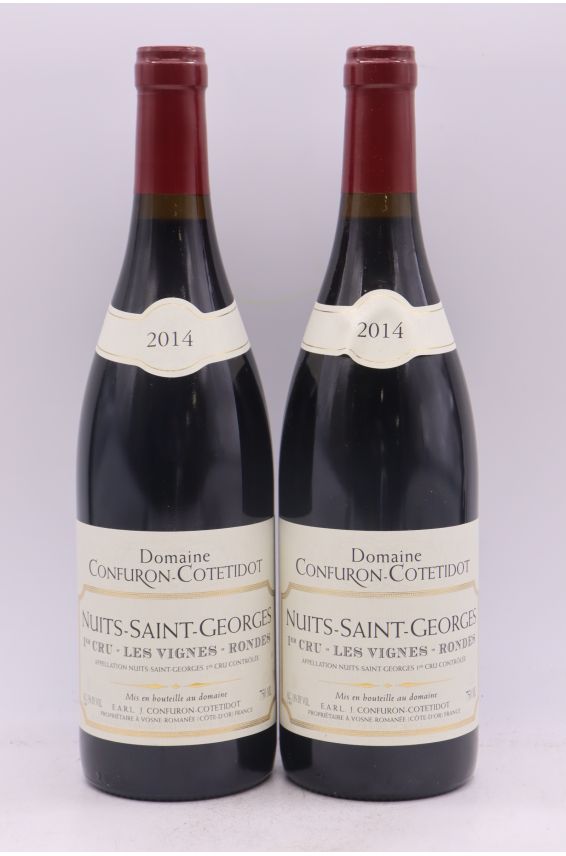 Confuron Cotetidot Nuits Saint Georges 1er cru Les Vignes Rondes 2014