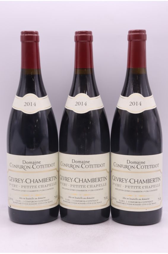 Confuron Cotetidot Gevrey Chambertin 1er cru Petite Chapelle 2014