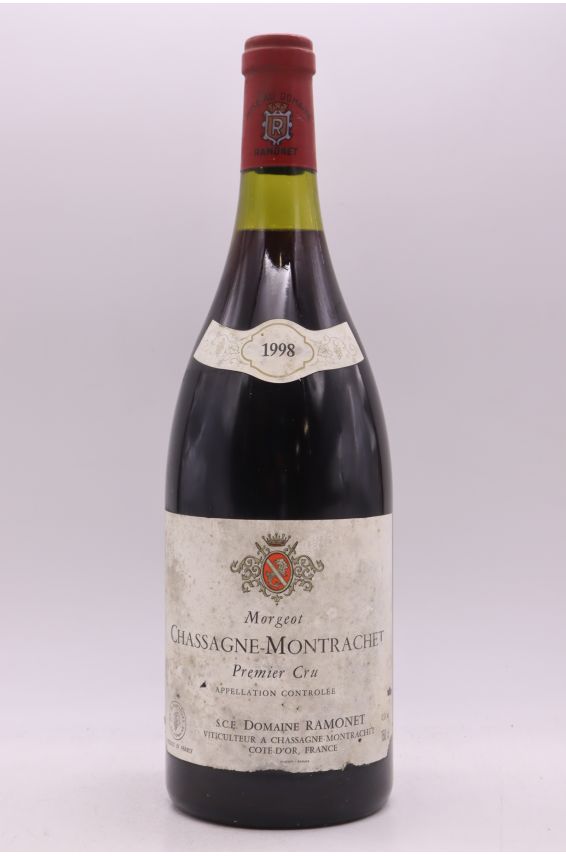 Ramonet Chassagne Montrachet 1er cru Morgeot 1998 Rouge Magnum - PROMO -5% !