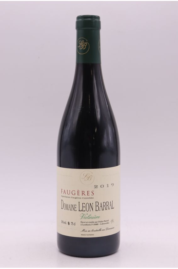 Léon Barral Faugères La Valinière 2019