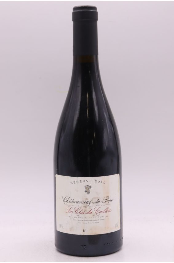 Clos du Caillou Châteauneuf du Pape La Réserve 2010