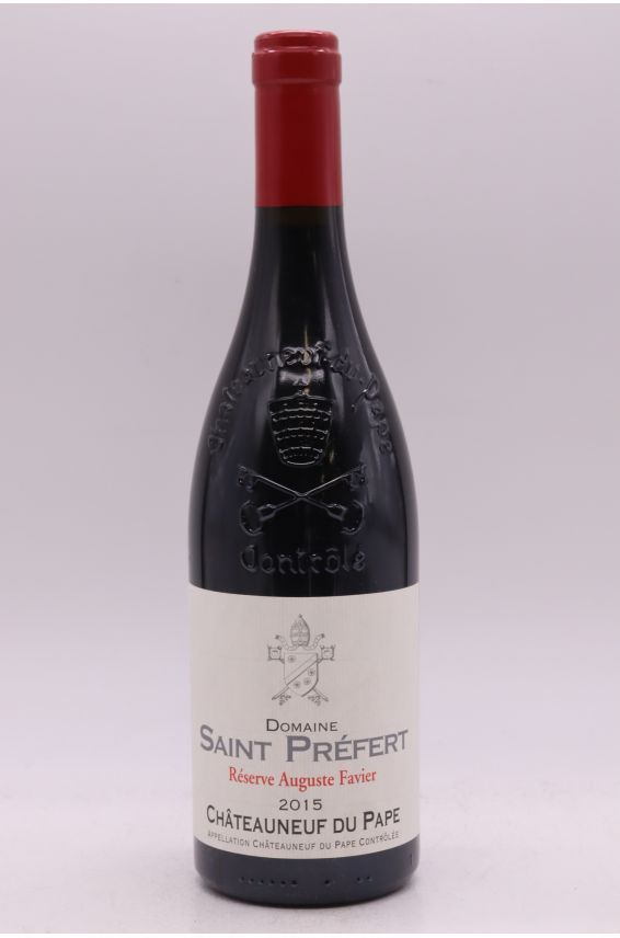 Saint Préfert Châteauneuf du Pape Réserve Auguste Favier 2015