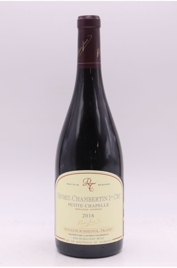 Rossignol Trapet Gevrey Chambertin 1er cru Petite Chapelle 2016