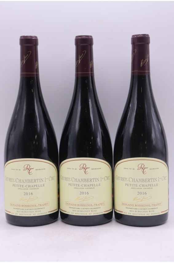 Rossignol Trapet Gevrey Chambertin 1er cru Petite Chapelle 2016