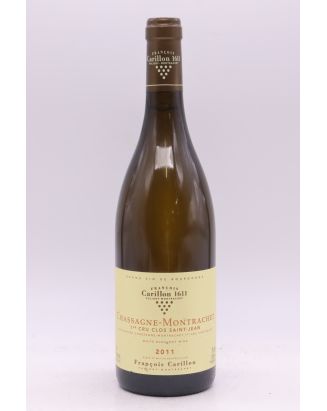 François Carillon Chassagne Montrachet 1er cru Clos Saint Jean 2011