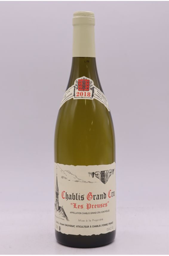 Vincent Dauvissat Chablis Grand cru Les Preuses 2018