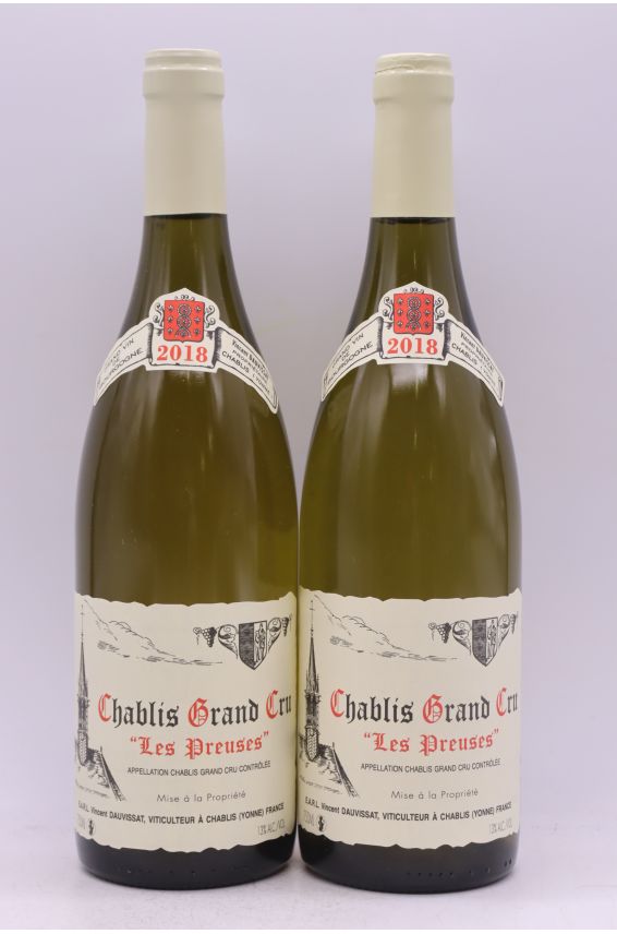 Vincent Dauvissat Chablis Grand cru Les Preuses 2018