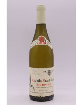 Vincent Dauvissat Chablis Grand cru Les Preuses 2003