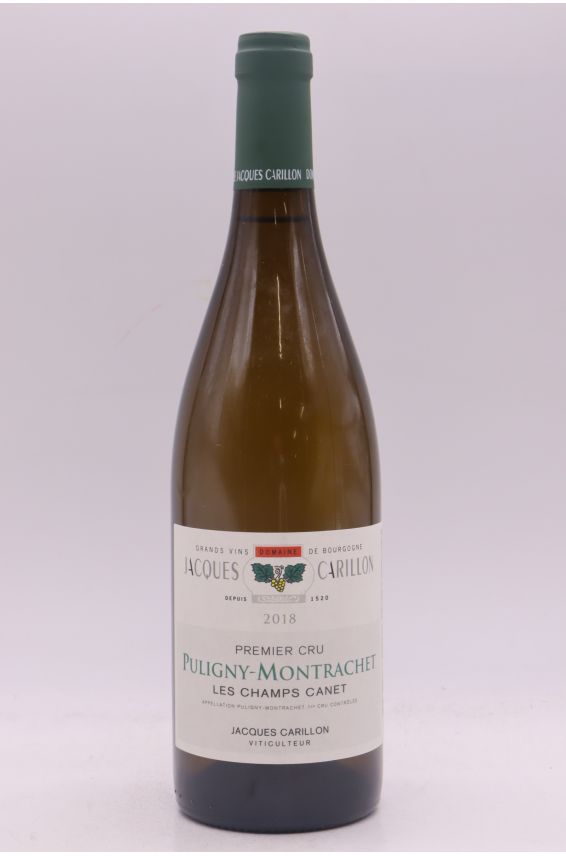 Jacques Carillon Puligny Montrachet 1er cru Les Champs Canet 2018