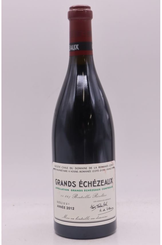 Romanée Conti Grands Echezeaux 2012