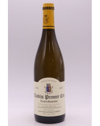 Jean Paul Droin Chablis 1er cru Fourchaume 2022