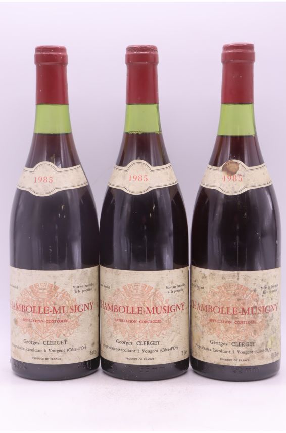 Christian Clerget Chambolle Musigny 1985