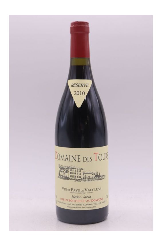 Domaine des Tours Merlot Syrah 2010