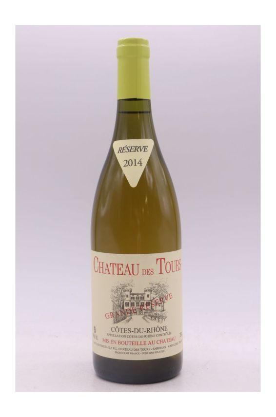 Château des Tours Côtes du Rhône Grande Réserve 2014 blanc