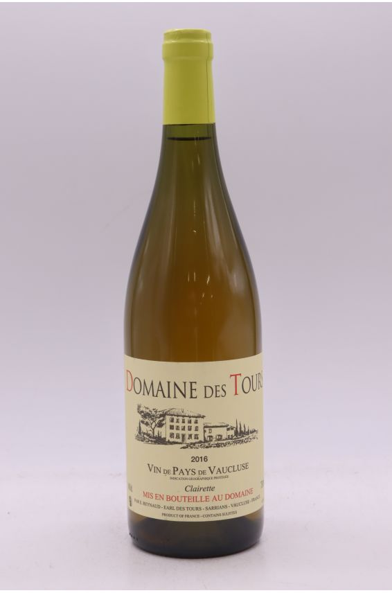 Domaine des Tours Clairette 2016