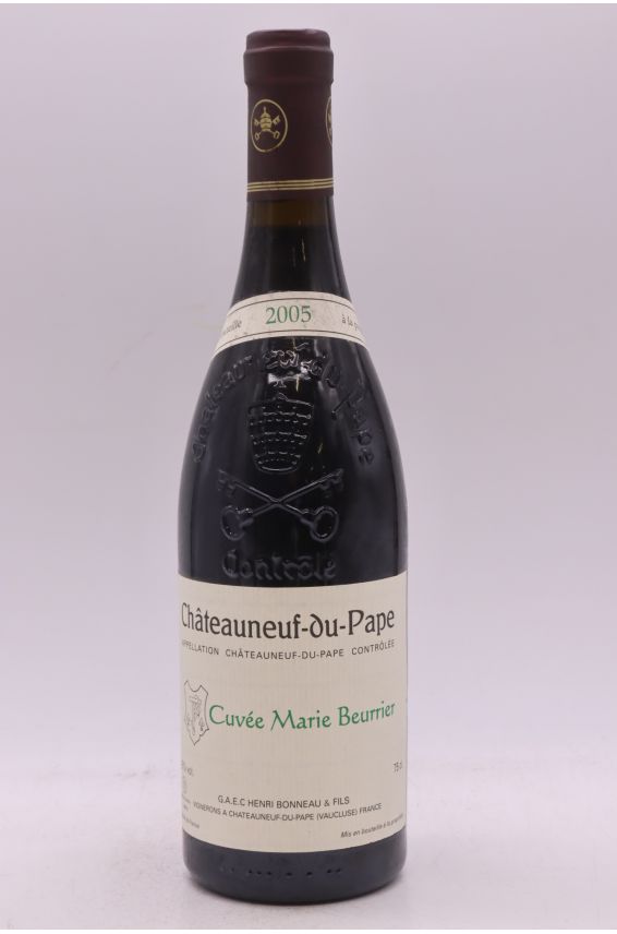 Henri Bonneau Châteauneuf du Pape Marie Beurrier 2005