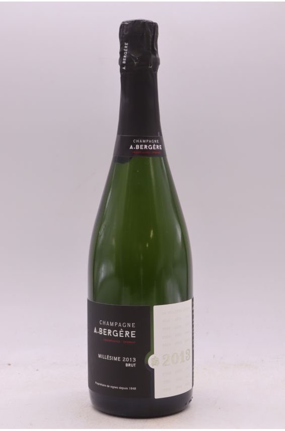 A. Bergère Brut Millésime 2013