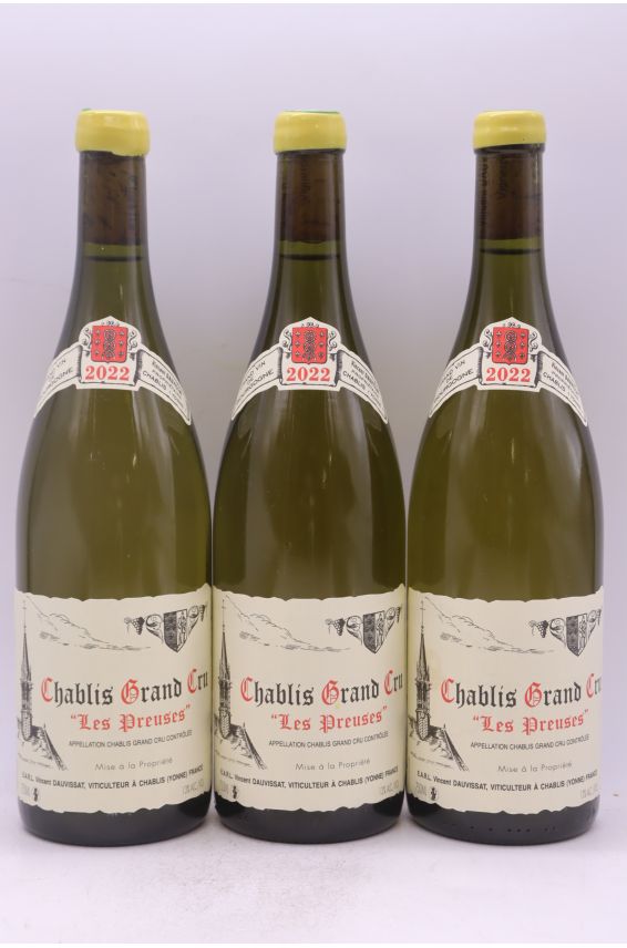 Vincent Dauvissat Chablis Grand cru Les Preuses 2022