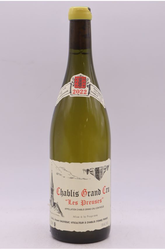 Vincent Dauvissat Chablis Grand cru Les Preuses 2022