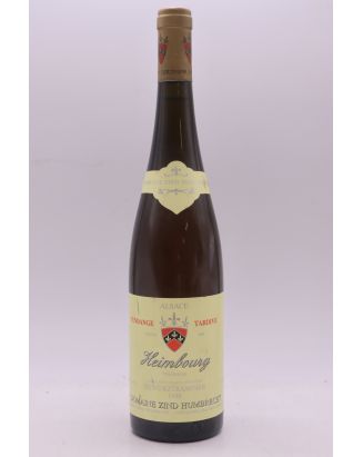 Zind Humbrecht Alsace Gewurztraminer Heimbourg 1998
