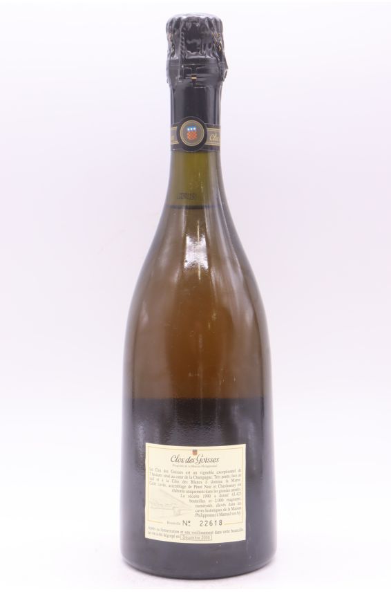 Philipponnat Clos des Goisses 1990