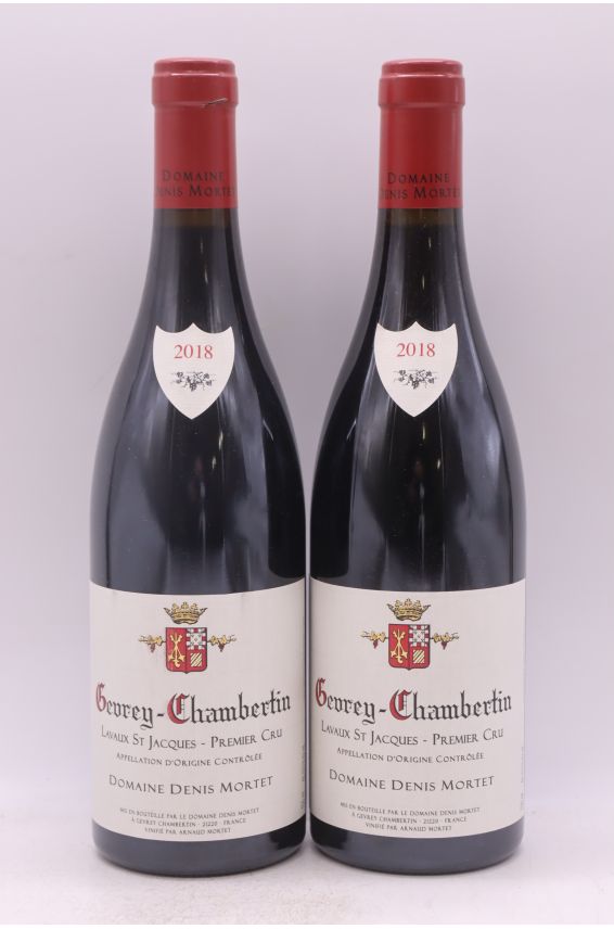 Denis Mortet Gevrey Chambertin 1er cru Lavaux Saint Jacques 2018