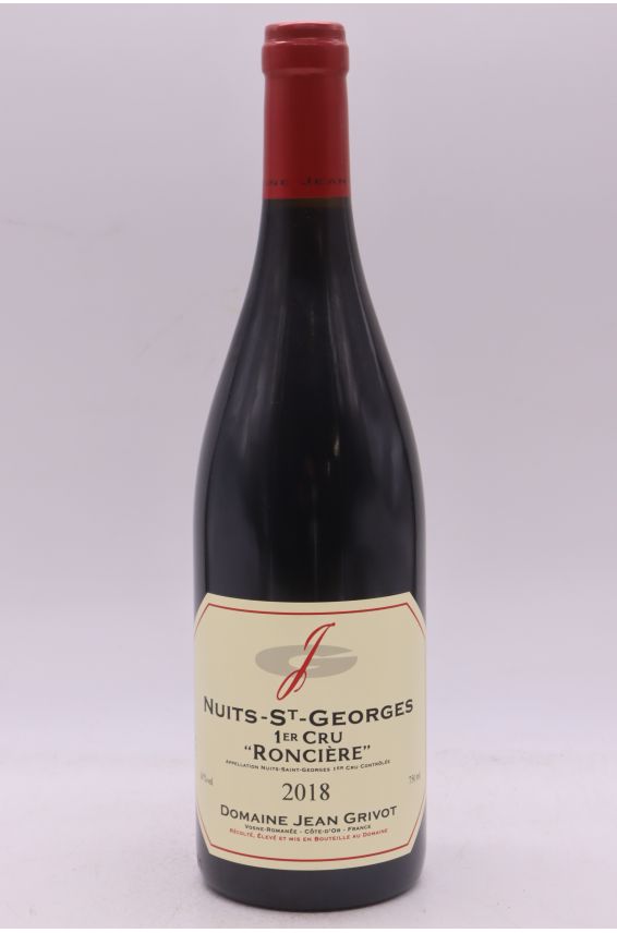 Jean Grivot Nuits Saint Georges 1er cru Roncière 2018