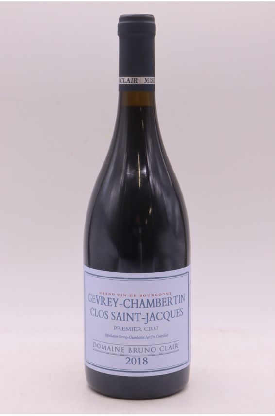 Bruno Clair Gevrey Chambertin 1er cru Clos Saint Jacques 2018