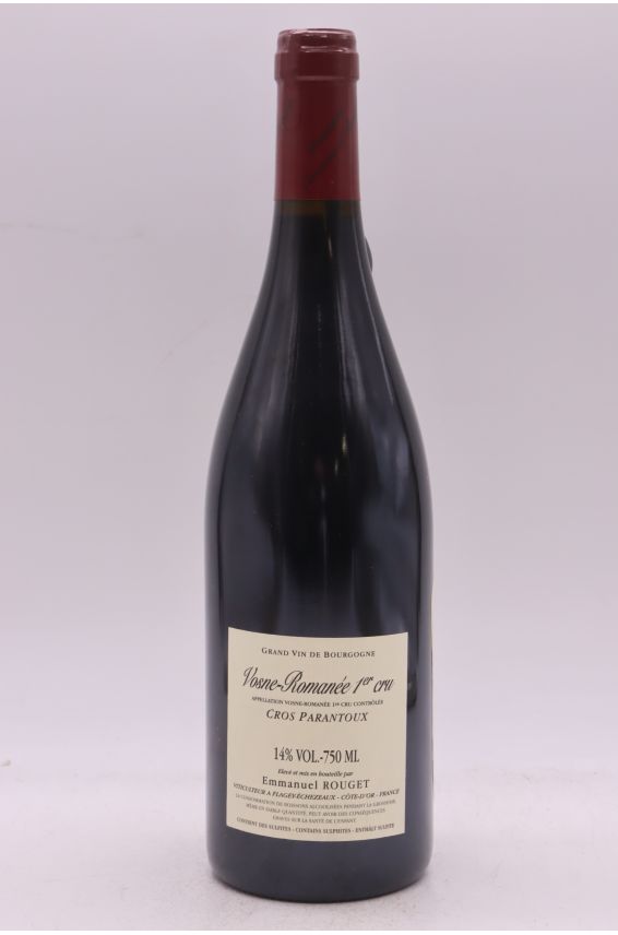 Emmanuel Rouget Vosne Romanée 1er cru Cros Parantoux 2019